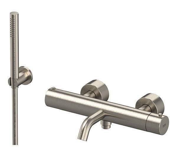 Смеситель для ванны Remer X-Style Inox SSXT02 нержавеющая сталь