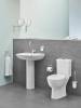 Комплект  Чаша для унитаза-компакта Grohe Bau Ceramic 39429000 + Крышка-сиденье Grohe Bau Ceramic 39493000 с микролифтом + Бачок для унитаза Grohe Bau фото 3