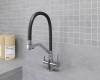 Смеситель для кухни Avrora Kitchen AV9006 с гибким изливом и подключением фильтра питьевой воды, хром фото 4