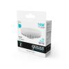 Лампа светодиодная Gauss GX70 14W 4100K матовая 83824 фото 4