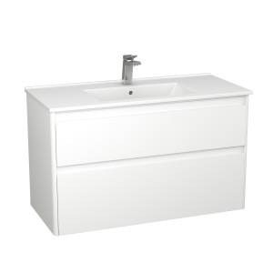 Тумба с раковиной Veneciana Aventino 100 510037 белый глянец