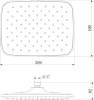Верхний душ Lemark LM8133C фото 2