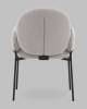 Стул Stool Group Моллек AV 338-F81-9005 светло-серый, букле, с подлокотниками фото 6