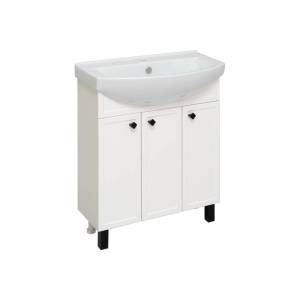 Тумба с раковиной Runo Римини 75 00-00001255 70.4x80 белый