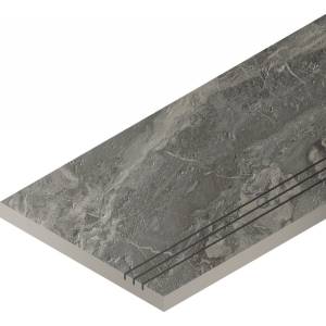 Бордюр Italon Шарм Делюкс X2 620090000727 Бортик Гриджио Оробико Правый Грип 30x60