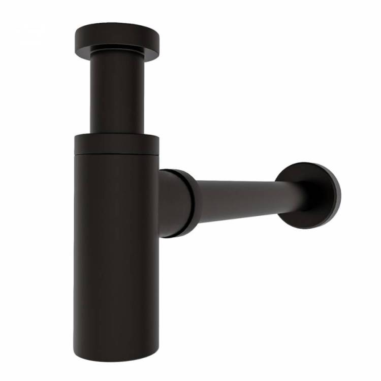 Сифон для раковины Watersense W00394 черный матовый