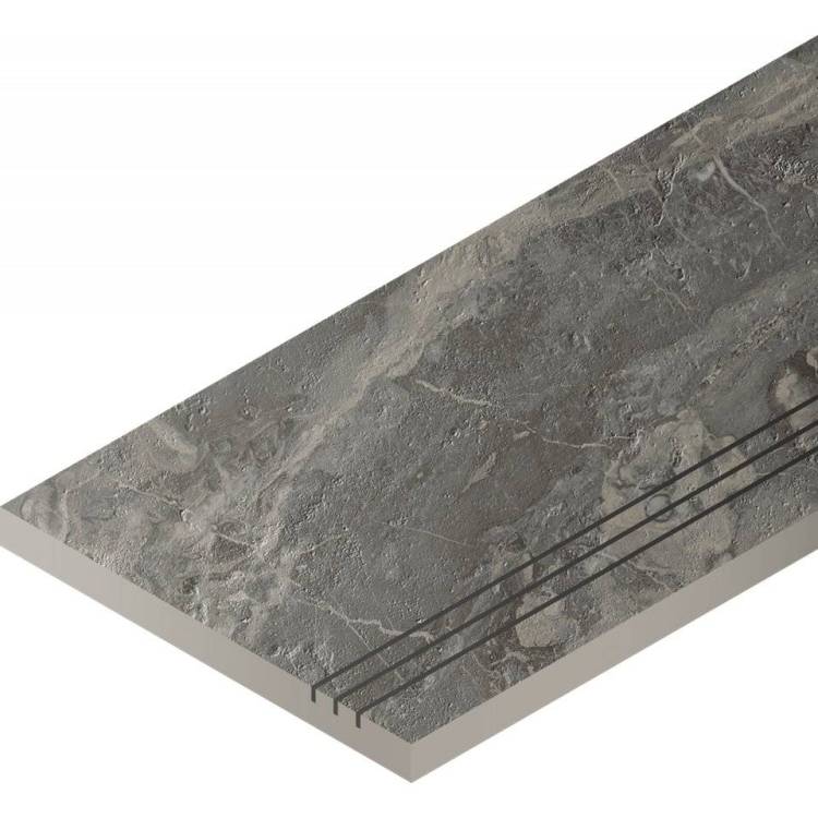 Бордюр Italon Шарм Делюкс X2 620090000727 Бортик Гриджио Оробико Правый Грип 30x60