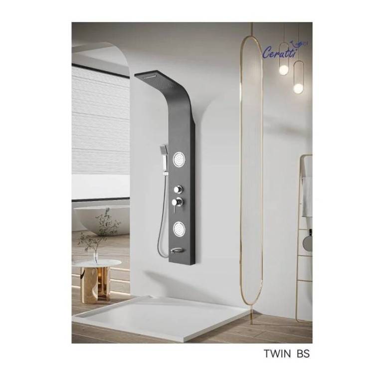 Душевая панель Cerutti Spa Twin BS CT9986 хром
