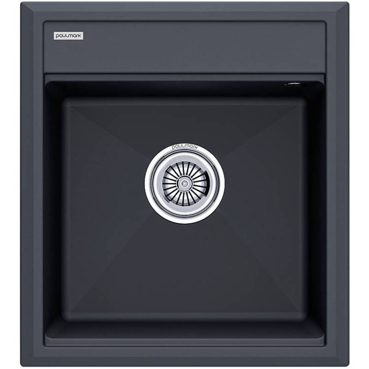 Мойка кухонная Paulmark Stepia PM114651-AN 46x51 антрацит