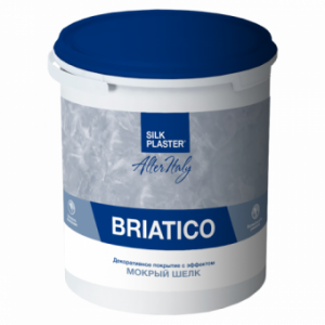 Декоративное покрытие Silk Plaster Briatico с эффектом «Мокрый шелк» 02-602 2.5 л