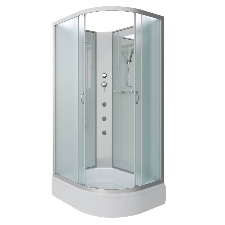 Душевая кабина Niagara Classic NG-33394-14LBKG (1300x900x2000) средний поддон (26см)