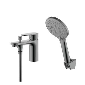 Смеситель Aquatek Ника AQ1844BGM оружейная сталь