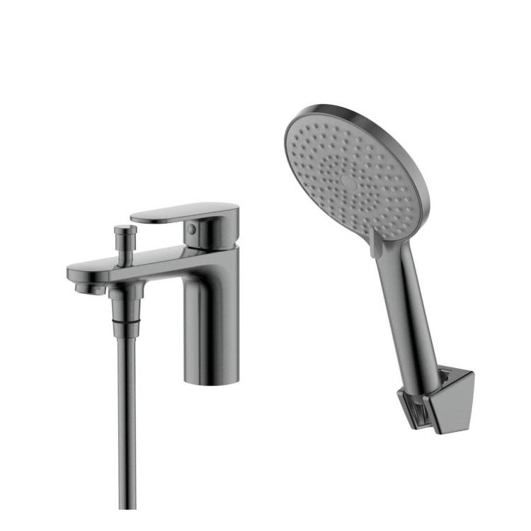 Смеситель Aquatek Ника AQ1844BGM оружейная сталь