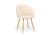 Стул на металлокаркасе Notta Монер 360 632634 бежевый (glory 03) / золотой фото 2