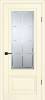 Межкомнатная дверь Profilo Porte экошпон PSC-37, остекленная, магнолия 800x2000