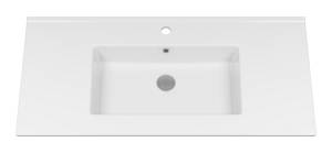 Раковина Brevita Lugo B-LUG100-01 белая, 100x46 см