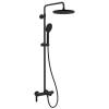 Душевая система Remer Energy EY34A8MPMD25NO черная матовая, с изливом