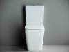Унитаз-компакт Ceramica Nova Cubic CN1803-B с бачком и сиденьем