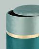Пуф-сундук Stool Group Кэрри 19A060VA-8167-63/64 велюр бирюзовый с ящиком фото 3