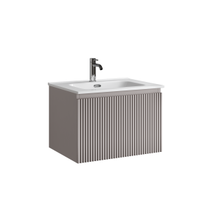 Тумба под раковину Sancos Snob R 1.0 SNR1.060SM c одним ящиком Soft close, Doha Soft, 59x44.5x40.6