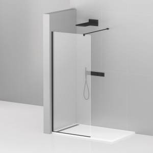 Душевая перегородка Cezares Liberta LIBERTA-L-1-140-120-C-NERO черный
