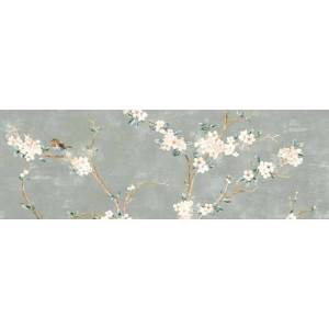 Керамогранит Ragno Mixed RA1N Decoro Fiore Di Pesco Verde Touch A Rett 40x120