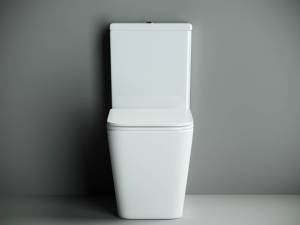 Унитаз-компакт Ceramica Nova Cubic CN1803-B с бачком и сиденьем
