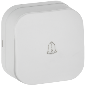 Выключатель 1-клавишный IEK Glory EVH14-K01M-10 белый матовый