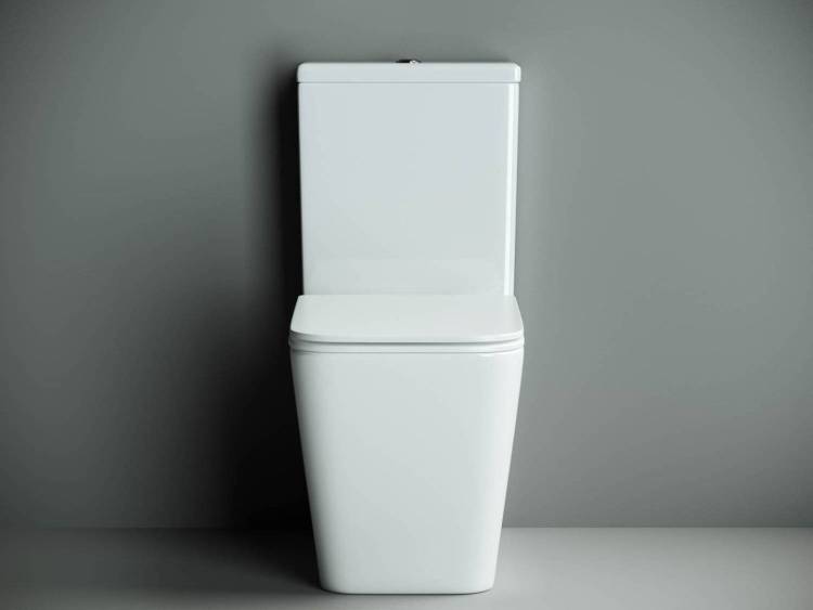 Унитаз-компакт Ceramica Nova Cubic CN1803-B с бачком и сиденьем