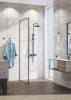 Душевая стойка Kludi Logo Dual Shower System 6808239-00 с термостатом, черная матовая фото 2