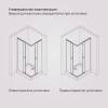 Душевой уголок AM.PM X-Joy W94G-403-100280-BТ1К профиль черный матовый, стекло прозрачное, 100x80 фото 9