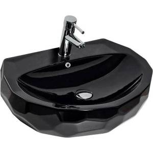 Раковина beWash Bekinger 87601106 60 см, черная