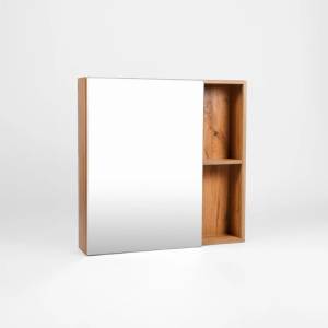 Зеркало-шкаф Viant Бостон VBOS70-ZSH 160x700x700 правый, левый без света
