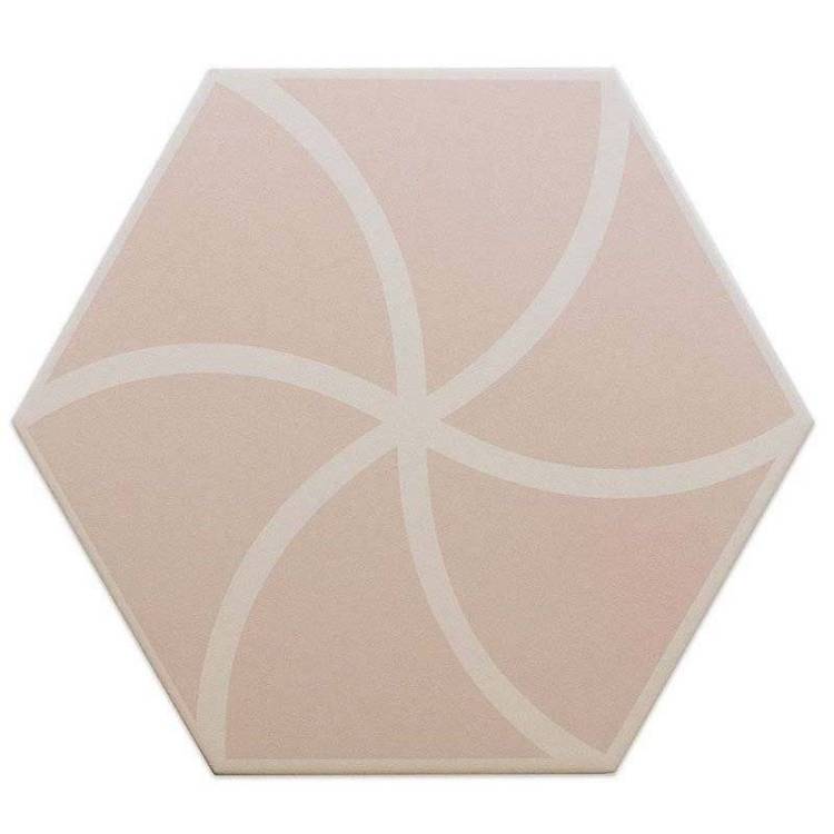 Керамогранит Dna Tiles Fancy 127015 Waves Pink 20x23