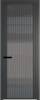 Межкомнатная дверь Profil Doors 2 AGP цвет профиля Серая ночь, стекло безопасное 6 мм мору тонированное 600x2000