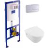 Комплект Унитаз подвесной Villeroy&Boch Omnia Architectura 5684HR01 alpin + Инсталляция 9224 6100 + Кнопка Viconnect 92249061