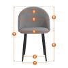Стул обеденный Tetchair Мелоди 25425 коричневый 4 шт. фото 16