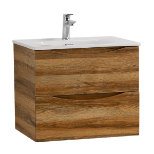 Тумба с раковиной BelBagno Marino-cer-mini 60 rovere rustico