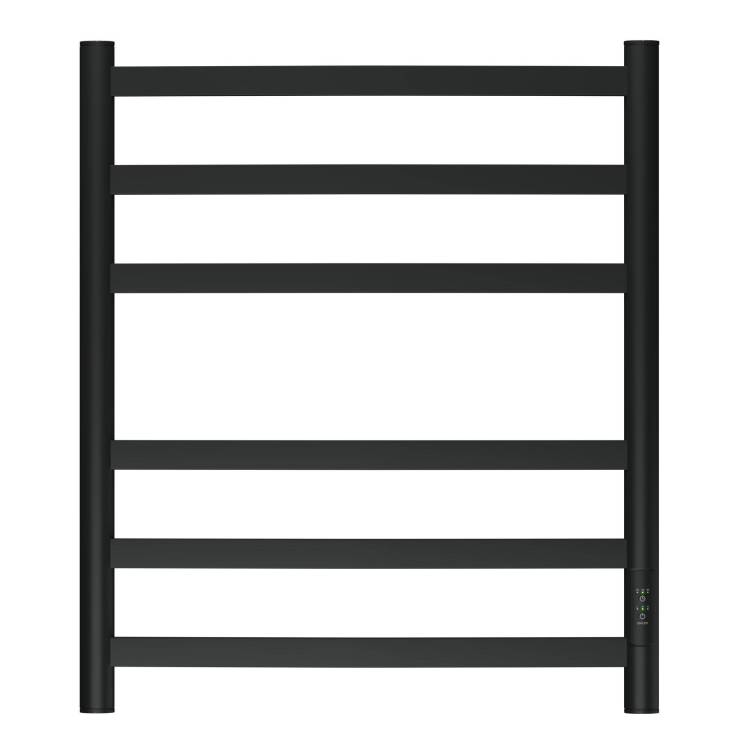 Полотенцесушитель электрический Point Антея PN17856B П6 500x600, черный