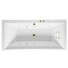 Акриловая ванна Excellent Crown Grand 190x90 "LINE" (золото)