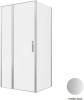 Душевой уголок Allen Brau Priority 3.31029.BA + 3.31044.BA профиль брашированное серебро, 1000x900