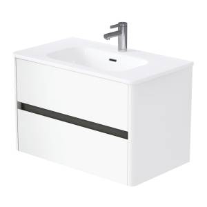 Тумба под раковину 1MarKa Mona Ц0000041932 белая, 80x45.3x50