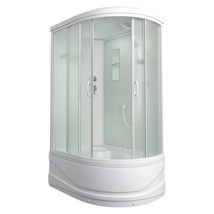Душевая кабина Mirwell MR3512TPL-C3-RUS профиль белый, стекло матовое, 120x80x215