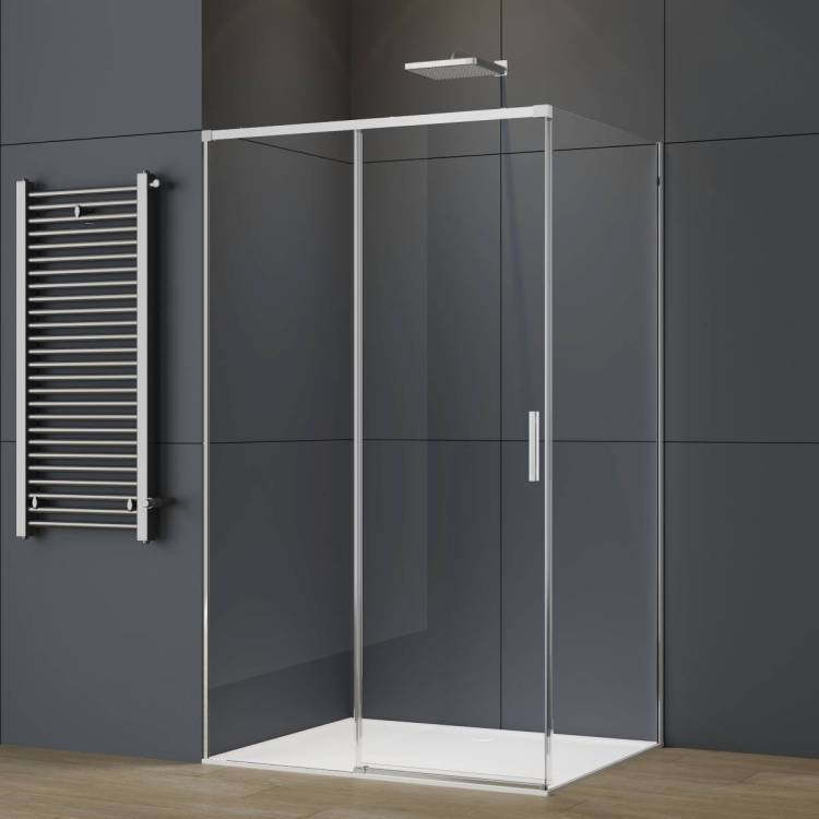 Душевой уголок Vincea Soft 2 VSR-3SO29013CL профиль хром, стекло прозрачное, 130x90x200