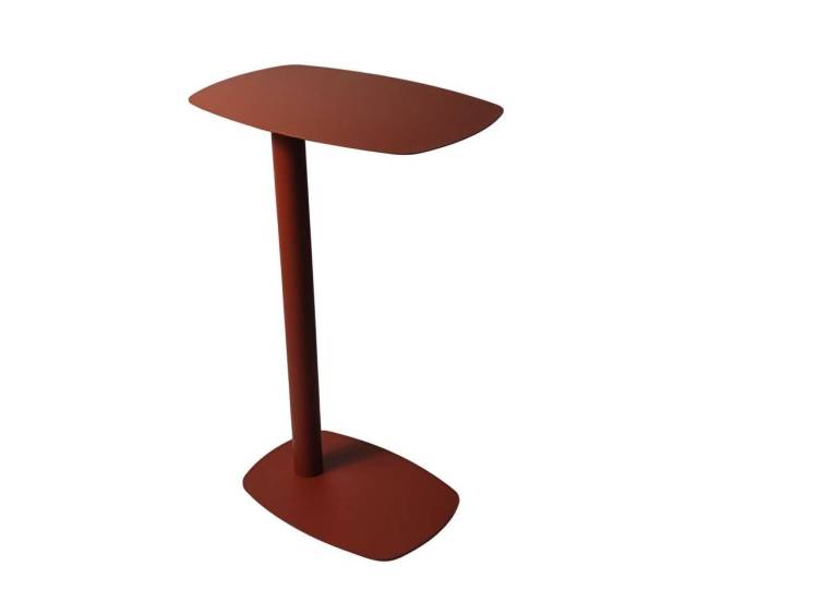 Стол журнальный Stool Group Eanna L MT-190L DB-008 красный, металл 42x28x65.5