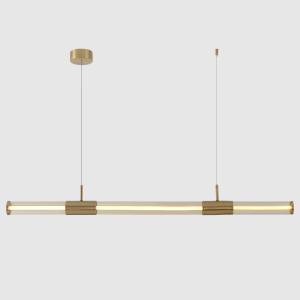 Светильник подвесной Crystal Lux Lineup LINEUP SP24W LED BRASS