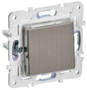 Выключатель 1-клавишный перекрестный IEK Skandy SK-V13-0-10-K50 никель