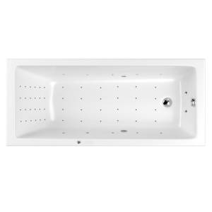 Акриловая ванна WHITECROSS Wave 170x70 0101.170070.100.NANO.CR с гидро и аэромассажем, 