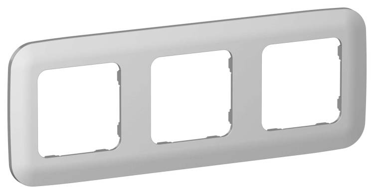 Рамка 3-постовая IEK Flite FI-M32-31-20-K47 алюминий