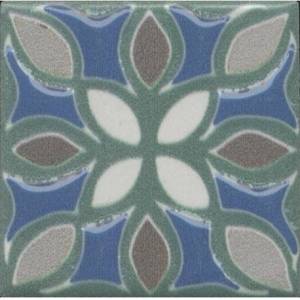 Вставка Kerama Marazzi Анвер OS/B175/21052 Зеленый 5 4.85x4.85
